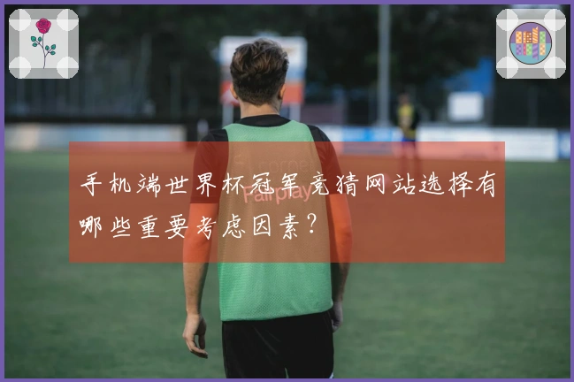 手机端世界杯冠军竞猜网站选择有哪些重要考虑因素？